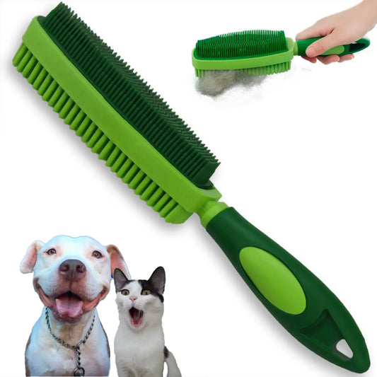 Cepillo anti pelos para perros y gatos con doble cara, ideal para ropa, evita pelusas