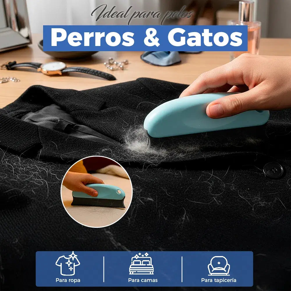 Kit doble cepillo de materiales resistentes, lavable con agua y fácil de limpiar